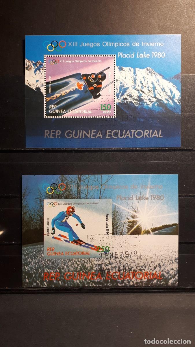 Sellos: GUINEA ECUATORIAL. A&Ntilde;O 1980. &deg;. HOJAS BLOQUE