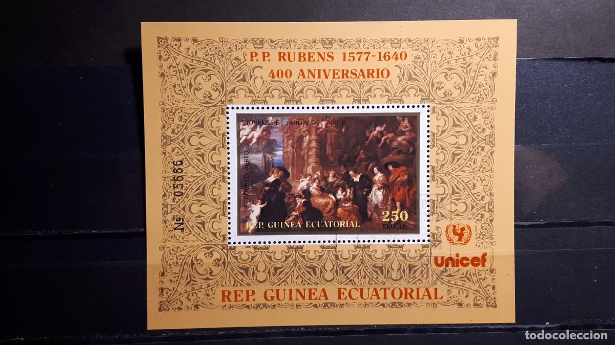 Sellos: GUINEA ECUATORIAL. A&Ntilde;O 1978. &deg;. HOJAS BLOQUE