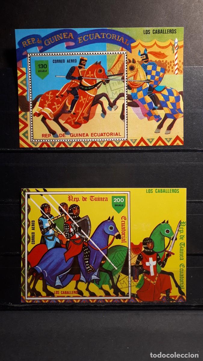 Sellos: GUINEA ECUATORIAL. A&Ntilde;O 1978. &deg;. HOJAS BLOQUE