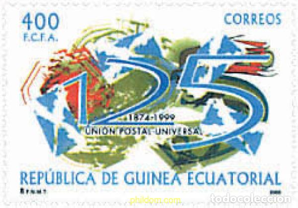 Sellos: 87799 MNH GUINEA ECUATORIAL 2000 125 ANIVERSARIO DE LA UPU