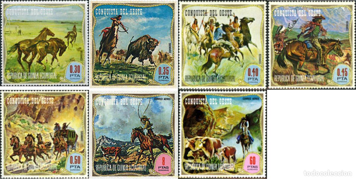 Sellos: 70905 MNH GUINEA ECUATORIAL 1974 CONQUISTA DEL OESTE