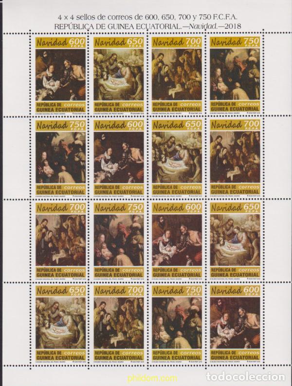 Sellos: 615382 MNH GUINEA ECUATORIAL 2018 NAVIDAD