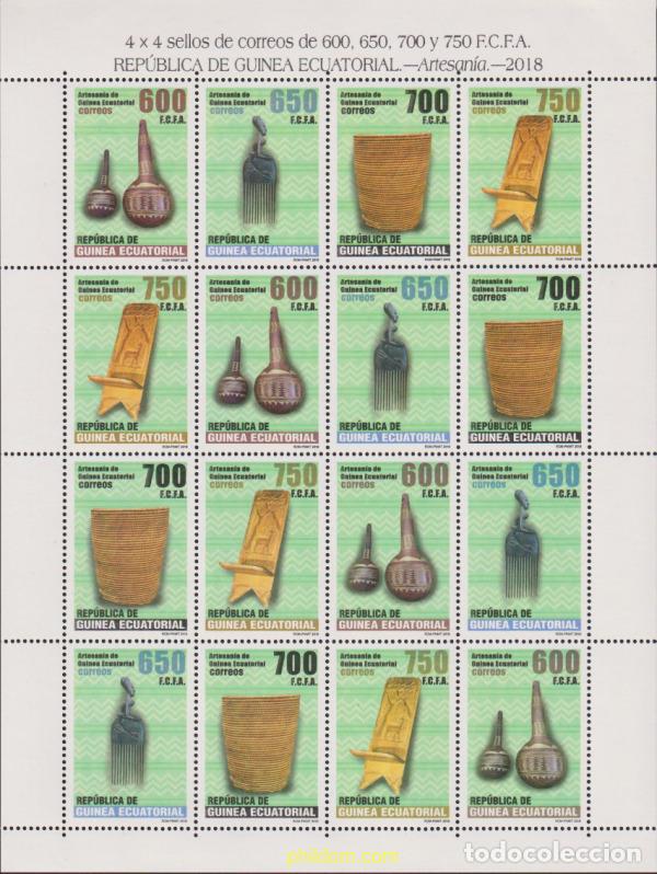 Sellos: 615376 MNH GUINEA ECUATORIAL 2018 ARTESANIA