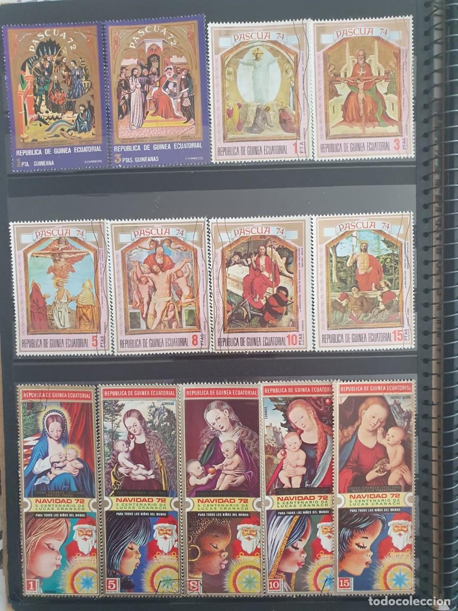 Sellos: LOTE SELLOS NAVIDAD 1972 + 1974 GUINEA ECUATORIAL