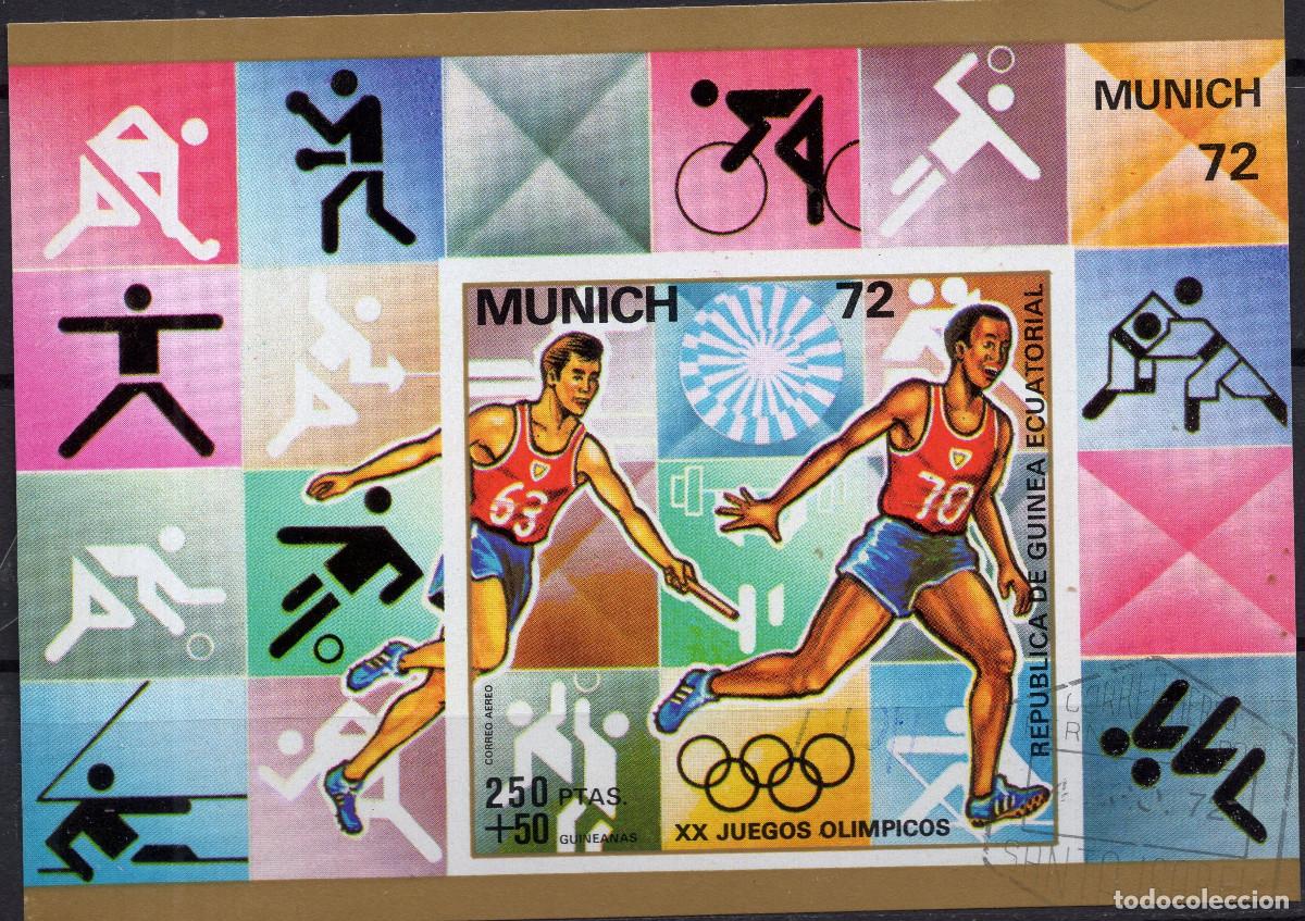 Sellos: GUINEA ECUATORIAL 1972 STAMP MICHEL GQ BL18