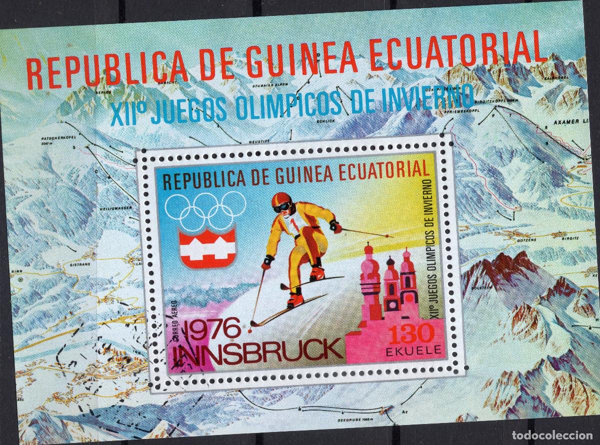 Sellos: GUINEA ECUATORIAL 1975 STAMP MICHEL GQ BL159