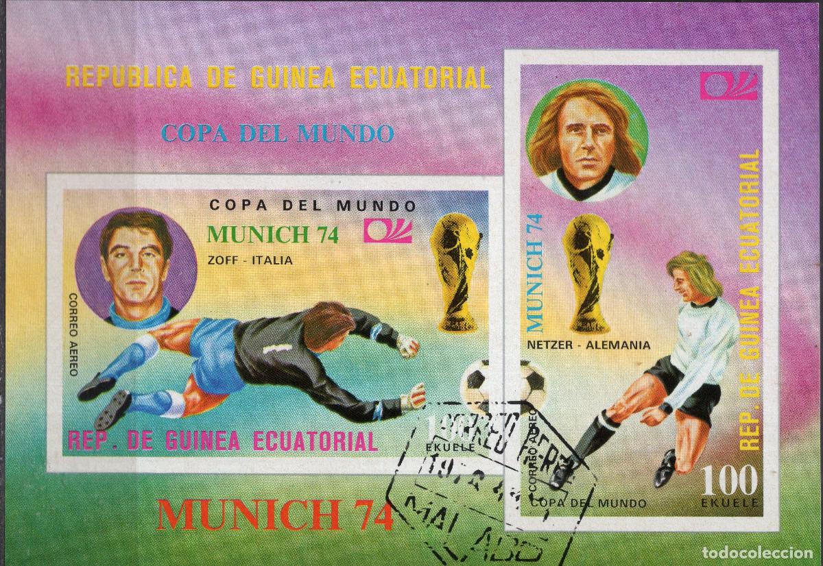 Sellos: GUINEA ECUATORIAL 1974 STAMP MICHEL GQ BL108