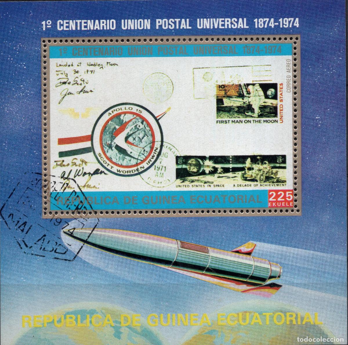 Sellos: GUINEA ECUATORIAL 1974 STAMP MICHEL GQ BL109