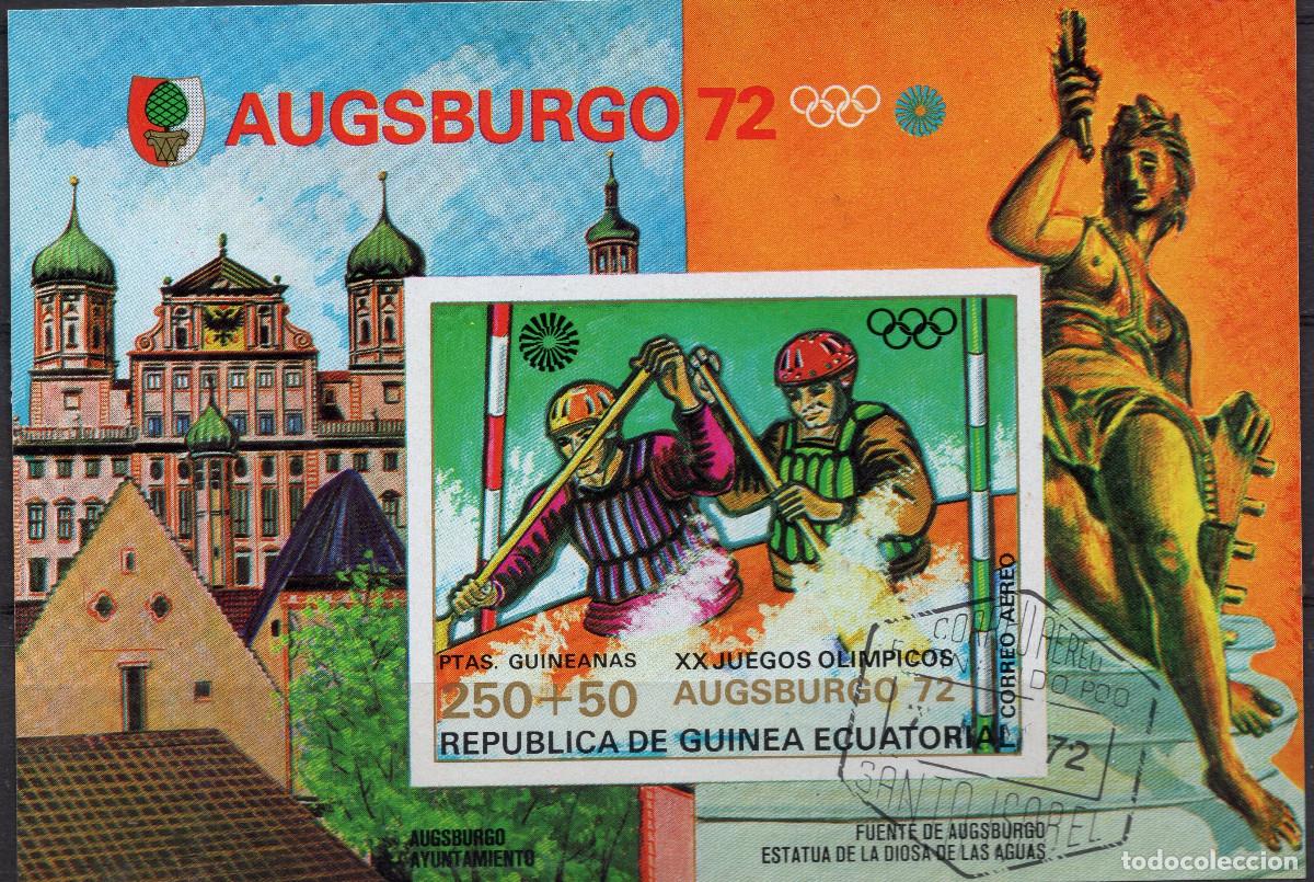 Sellos: GUINEA ECUATORIAL 1972 STAMP MICHEL GQ BL10