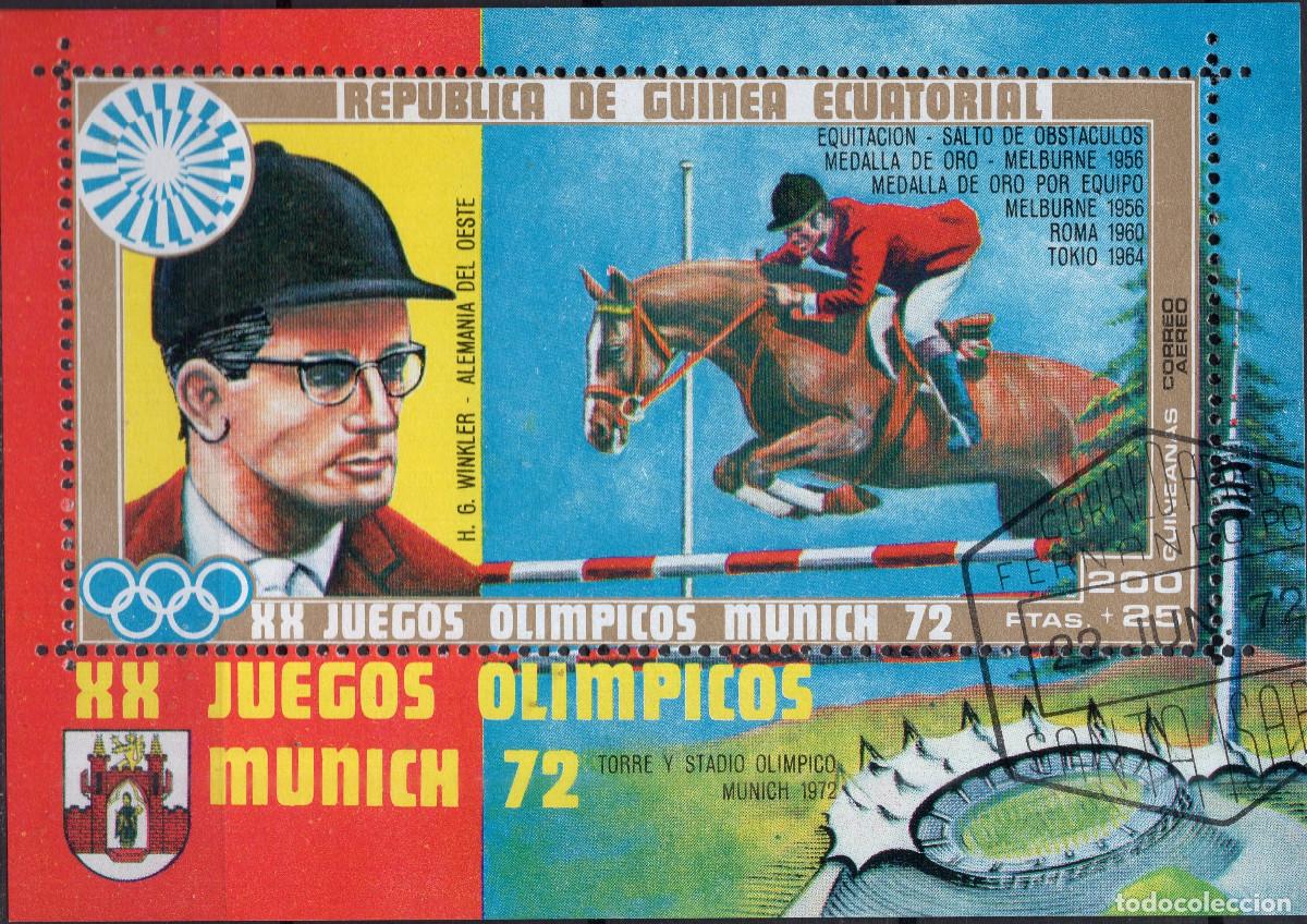 Sellos: GUINEA ECUATORIAL 1972 STAMP MICHEL GQ BL13