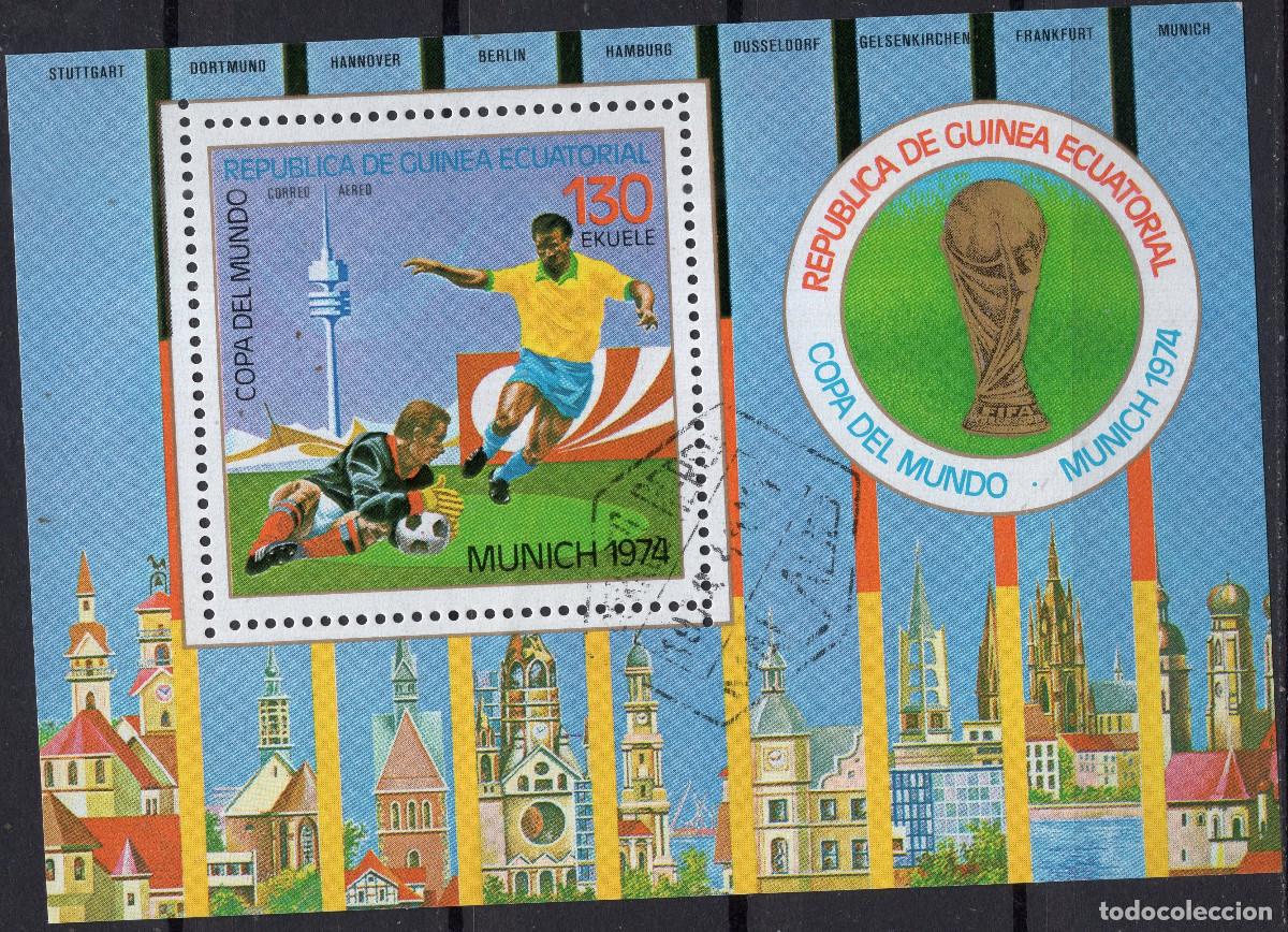 Sellos: GUINEA ECUATORIAL 1974 STAMP MICHEL GQ BL95