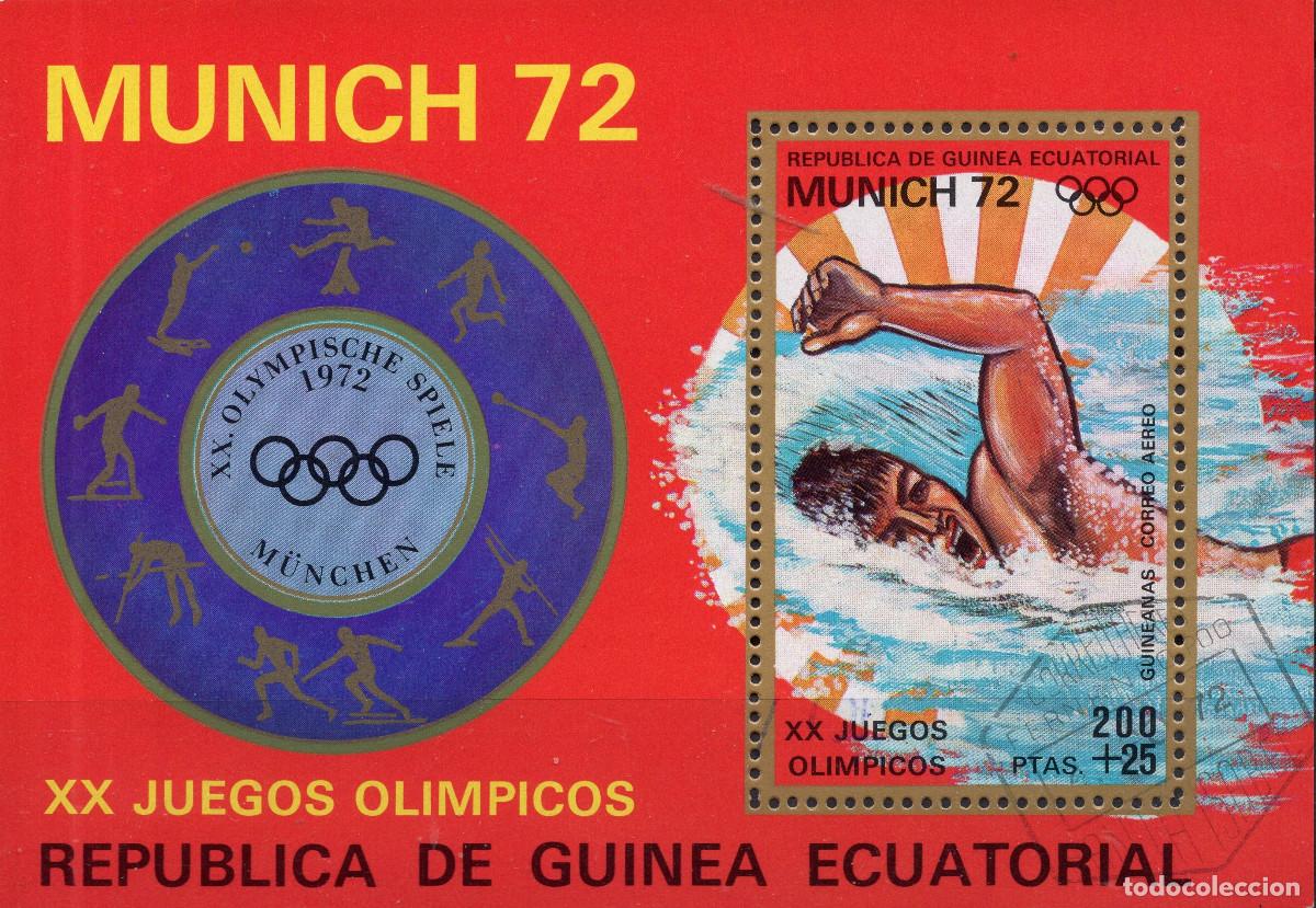 Sellos: GUINEA ECUATORIAL 1972 STAMP MICHEL GQ BL17