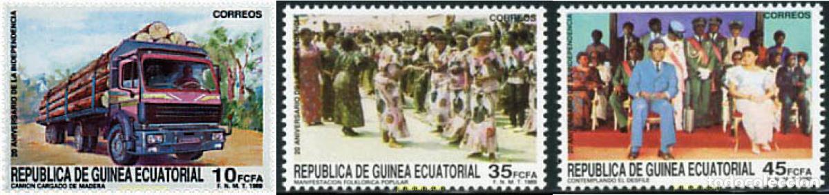 Sellos: 41681 MNH GUINEA ECUATORIAL 1989 20 ANIVERSARIO DE LA INDEPENDENCIA