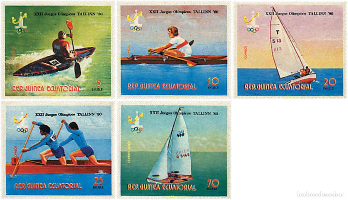 Sellos: 79780 MNH GUINEA ECUATORIAL 1978 22 JUEGOS OLIMPICOS VERANO MOSCU 1980