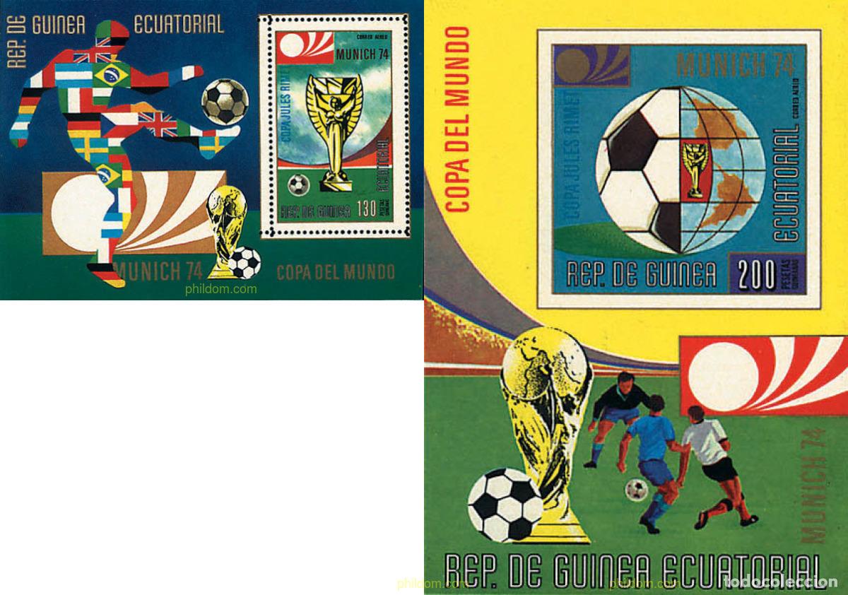 Sellos: 80654 MNH GUINEA ECUATORIAL 1973 COPA DEL MUNDO DE FUTBOL. ALEMANIA-74