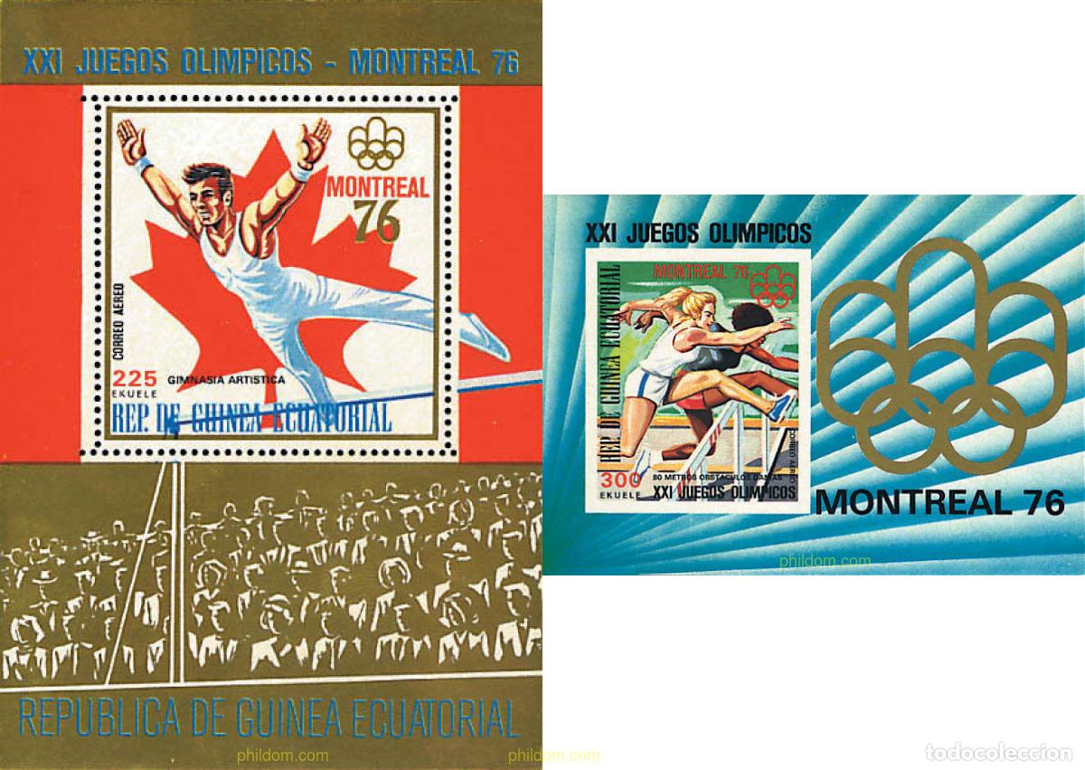 Sellos: 80593 MNH GUINEA ECUATORIAL 1976 21 JUEGOS OLIMPICOS VERANO MONTREAL 1976