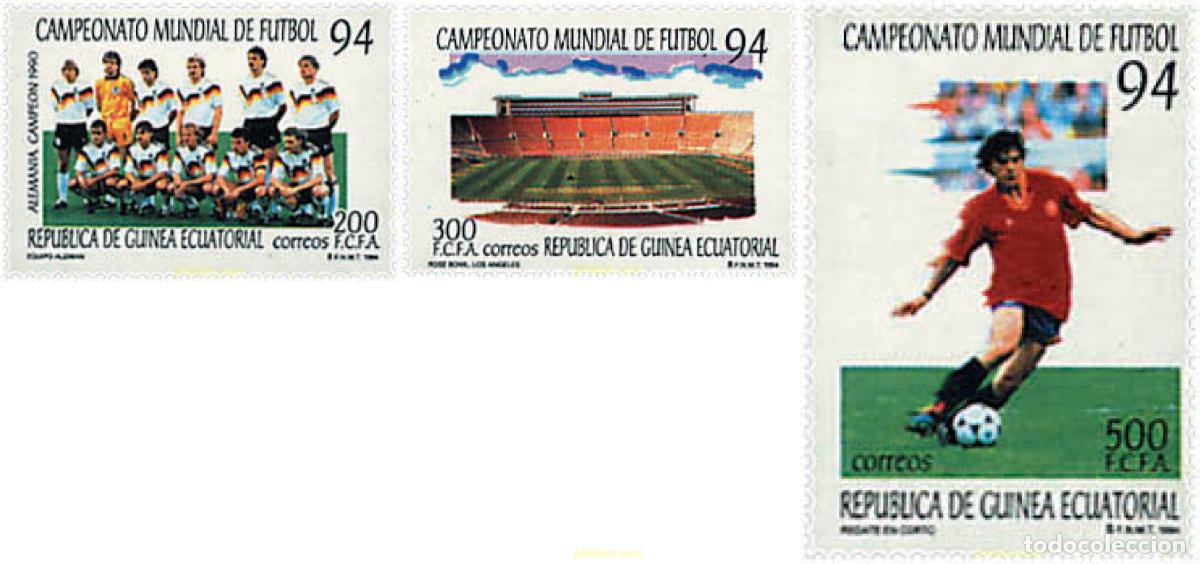 Sellos: 29168 MNH GUINEA ECUATORIAL 1994 COPA DEL MUNDO DE FUTBOL. USA-94