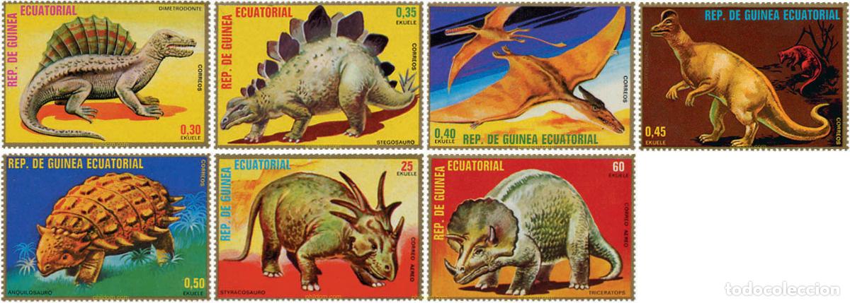 Briefmarken: 69769 MNH GUINEA ECUATORIAL 1978 FAUNA PREHISTORICA