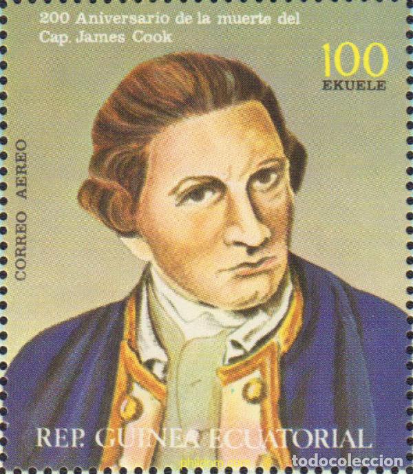 Sellos: 369167 MNH GUINEA ECUATORIAL 1979 200 ANIVERSARIO DE LA MUERTE DEL CAPITAN COOK