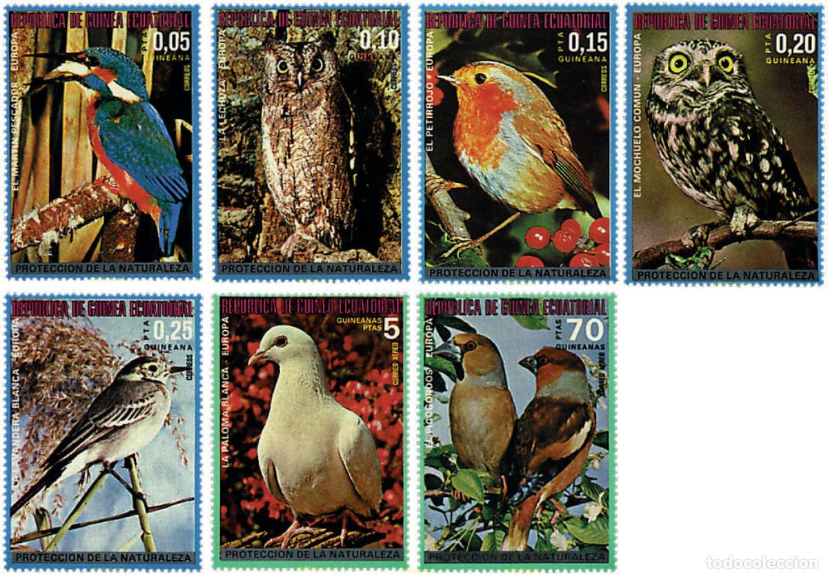 Sellos: 68779 MNH GUINEA ECUATORIAL 1976 AVES PROTEGIDAS