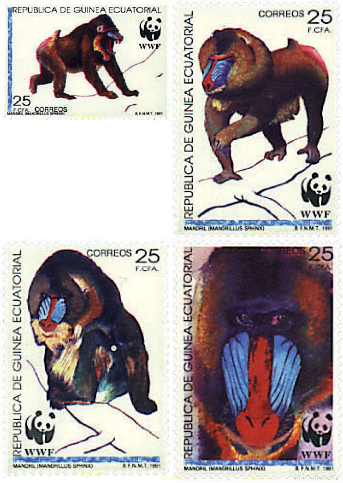 Briefmarken: 74417 MNH GUINEA ECUATORIAL 1991 MANDRIL