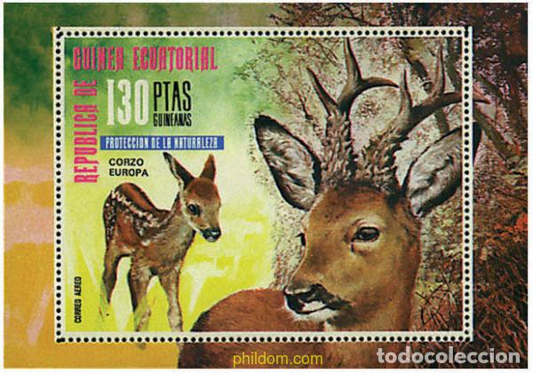 Sellos: 681976 MNH GUINEA ECUATORIAL 1976 FAUNA EUROPEA