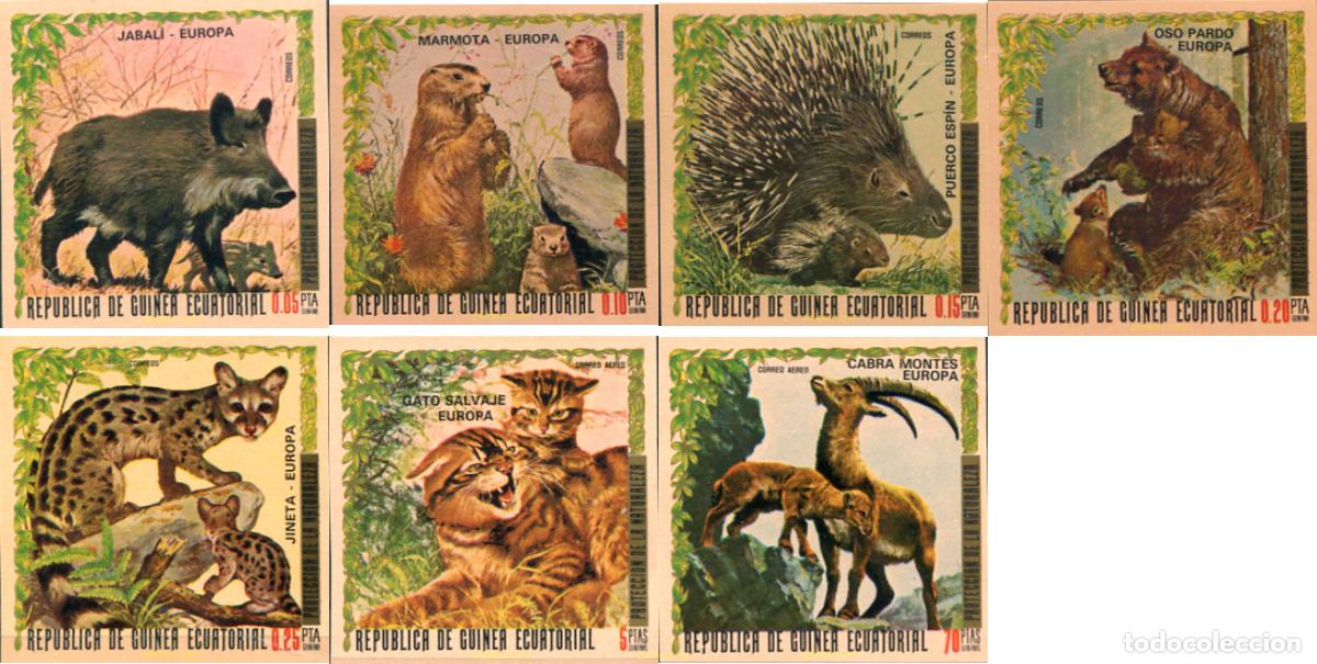 Sellos: 18367 MNH GUINEA ECUATORIAL 1976 FAUNA EUROPEA