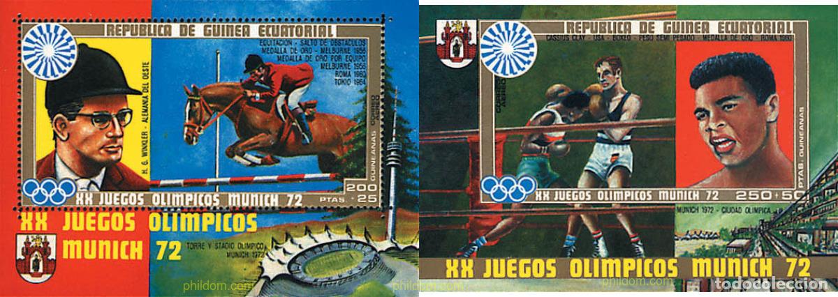 Sellos: 52962 MNH GUINEA ECUATORIAL 1972 20 JUEGOS OLIMPICOS VERANO MUNICH 1972