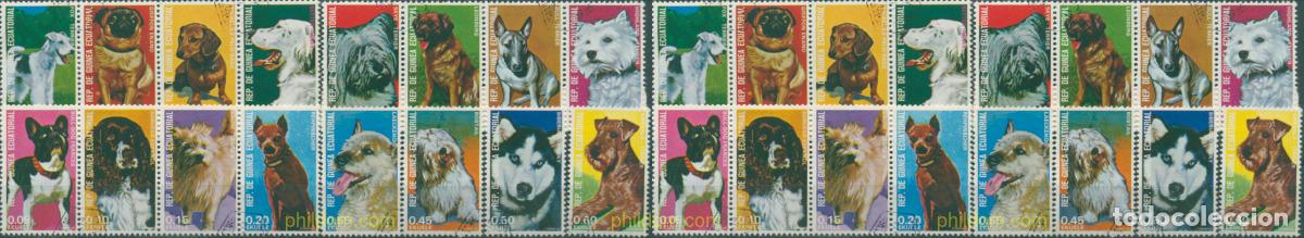 Sellos: 303003 USED GUINEA ECUATORIAL 1977 PERROS DE RAZA