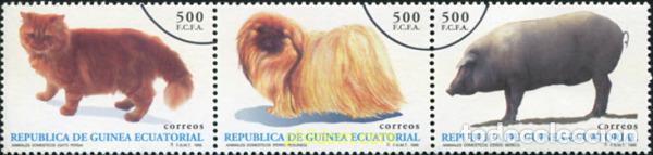 Sellos: 682007 MNH GUINEA ECUATORIAL 1995 ANIMALES DOMESTICOS