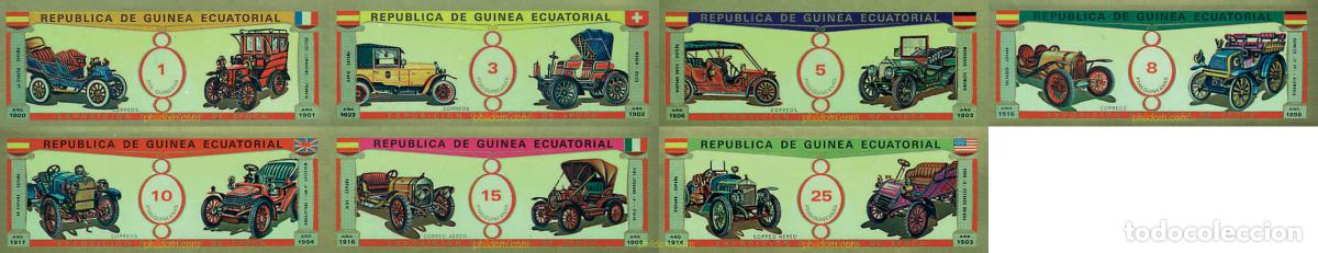 Sellos: 185597 MNH GUINEA ECUATORIAL 1976 EXPOSICION DE COCHES DE EPOCA