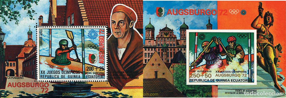 Sellos: 52966 MNH GUINEA ECUATORIAL 1972 20 JUEGOS OLIMPICOS VERANO MUNICH 1972