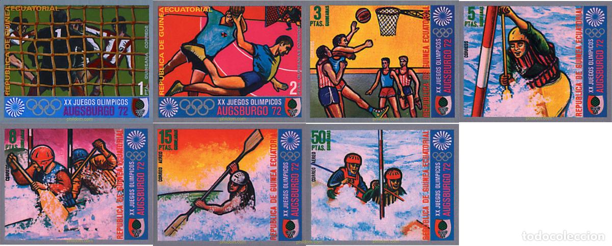 Sellos: 135502 MNH GUINEA ECUATORIAL 1972 20 JUEGOS OLIMPICOS VERANO MUNICH 1972