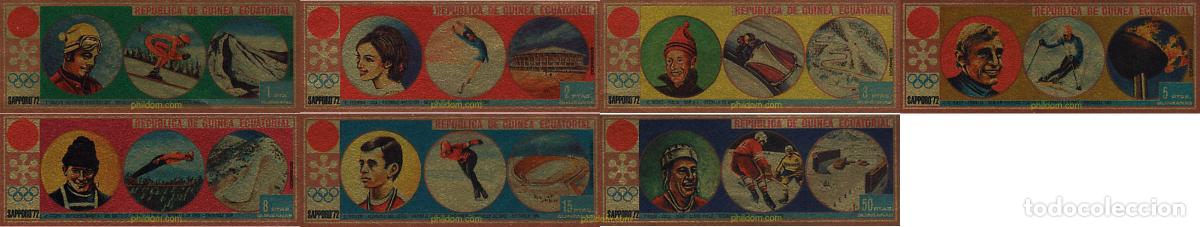 Sellos: 185529 MNH GUINEA ECUATORIAL 1972 11 JUEGOS OLIMPICOS DE INVIERNO SAPPORO 1972