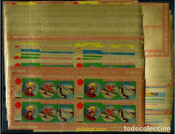Sellos: 192714 MNH GUINEA ECUATORIAL 1972 11 JUEGOS OLIMPICOS DE INVIERNO SAPPORO 1972