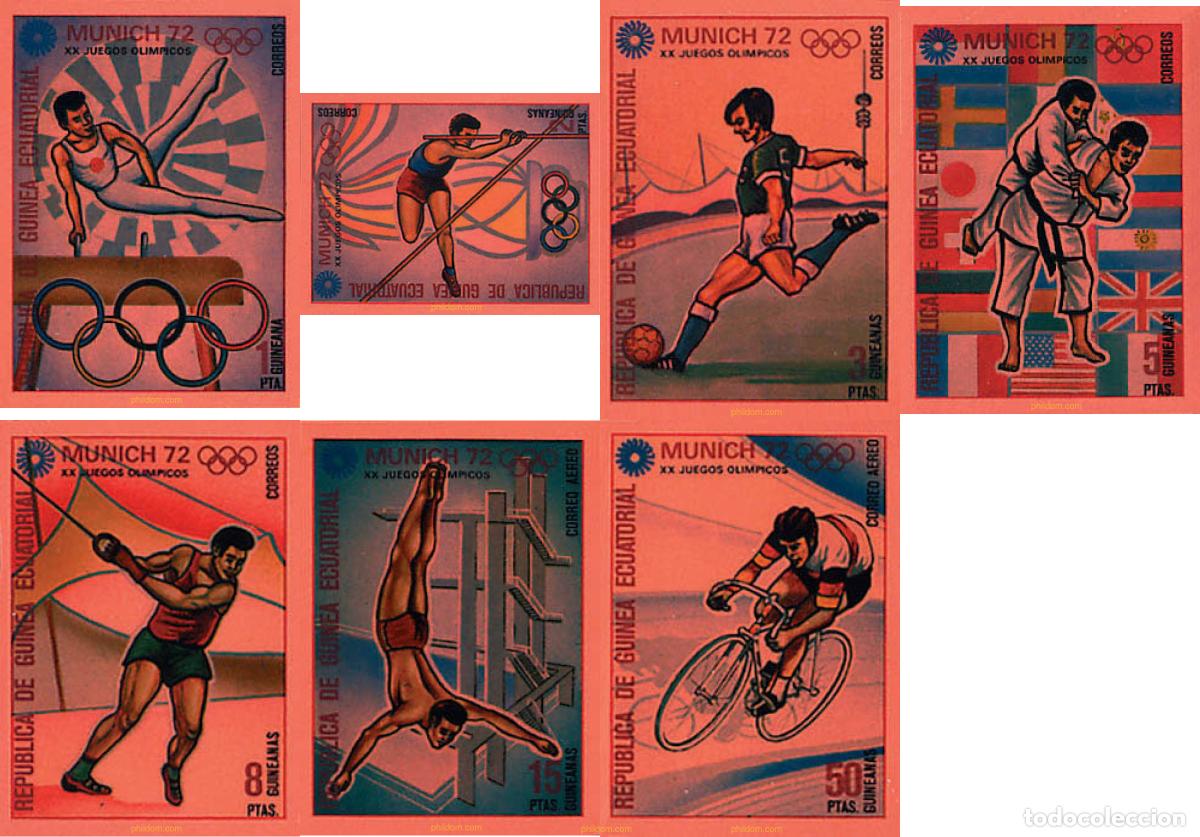 Sellos: 13616 MNH GUINEA ECUATORIAL 1972 20 JUEGOS OLIMPICOS VERANO MUNICH 1972