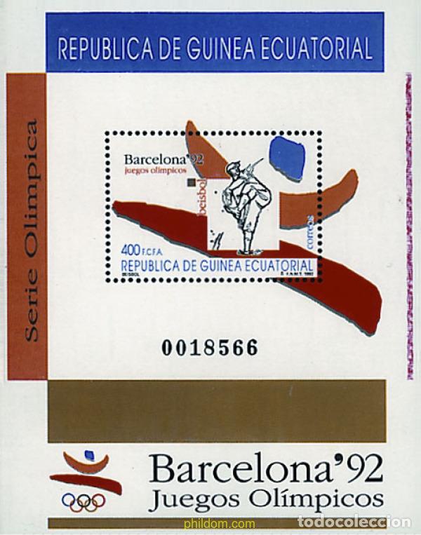 Sellos: 54371 MNH GUINEA ECUATORIAL 1992 25 JUEGOS OLIMPICOS VERANO BARCELONA 1992