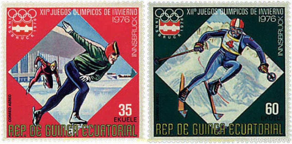 Sellos: 681970 MNH GUINEA ECUATORIAL 1976 12 JUEGOS OLIMPICOS INVIERNO INNSBRUCK 1976