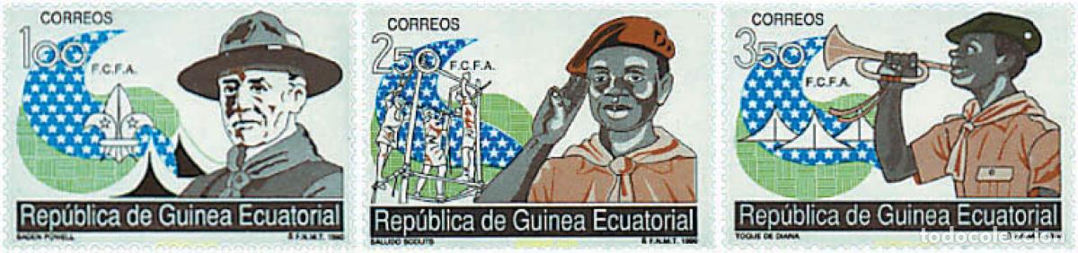 Sellos: 70888 MNH GUINEA ECUATORIAL 1990 ESCULTISMO