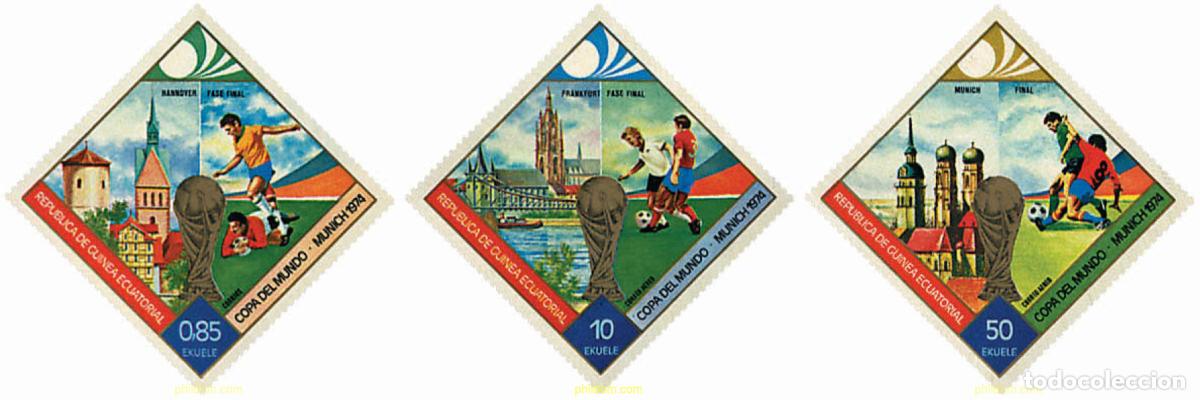 Briefmarken: 254932 MNH GUINEA ECUATORIAL 1974 COPA DEL MUNDO DE FUTBOL. ALEMANIA-74