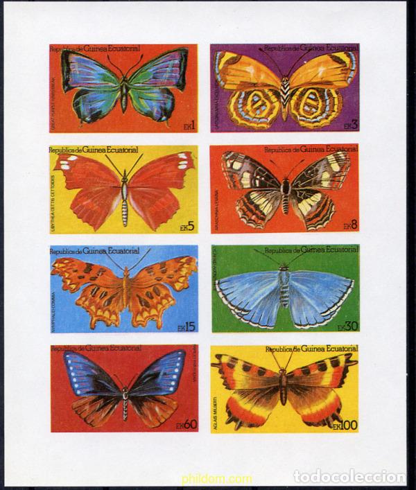 Sellos: 222931 MNH GUINEA ECUATORIAL 1979 MARIPOSAS