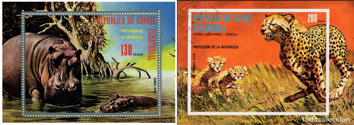Sellos: 70902 MNH GUINEA ECUATORIAL 1974 FAUNA AFRICANA