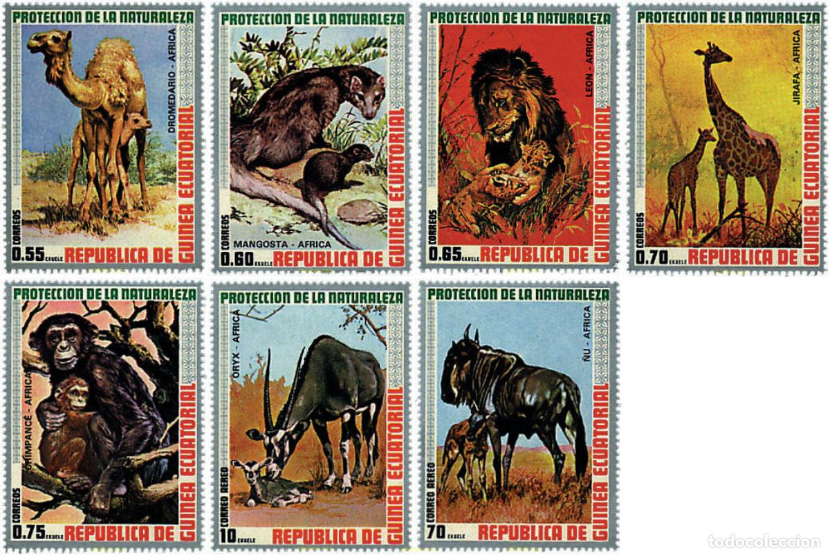 Sellos: 70893 MNH GUINEA ECUATORIAL 1974 FAUNA AFRICANA