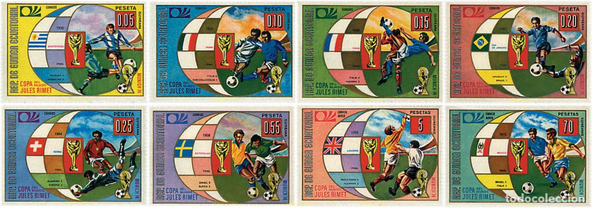 Sellos: 681884 MNH GUINEA ECUATORIAL 1973 COPA DEL MUNDO DE FUTBOL. ALEMANIA-74