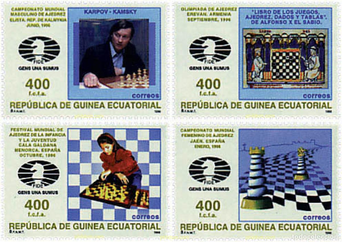Sellos: 30717 MNH GUINEA ECUATORIAL 1996 AJEDREZ