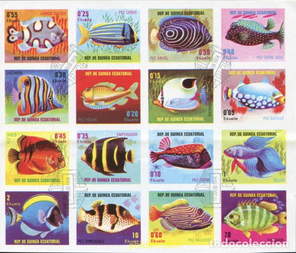 Sellos: 673117 USED GUINEA ECUATORIAL 1979 PECES