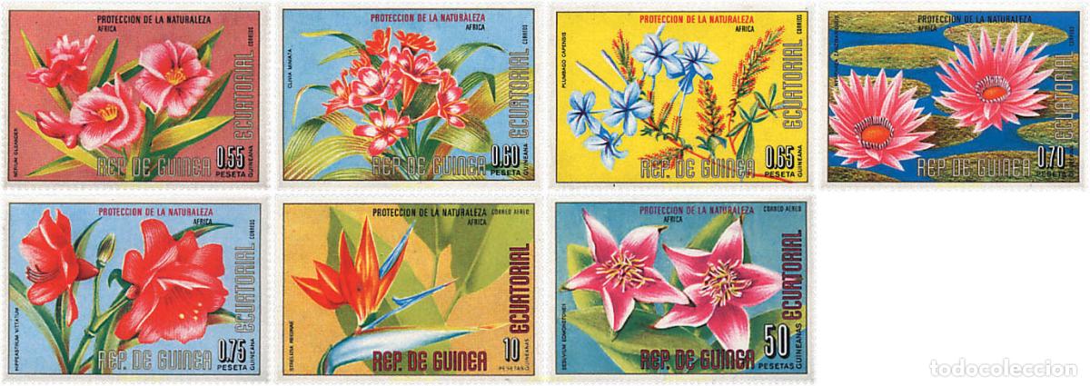 Sellos: 96710 MNH GUINEA ECUATORIAL 1976 FLORES DE AFRICA