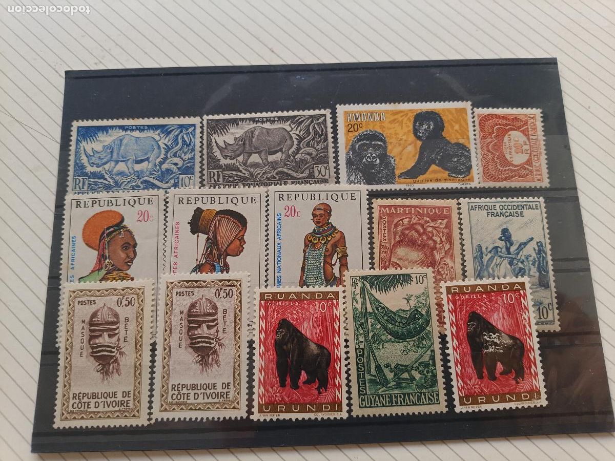 Timbres: Africa. Lote de sellos