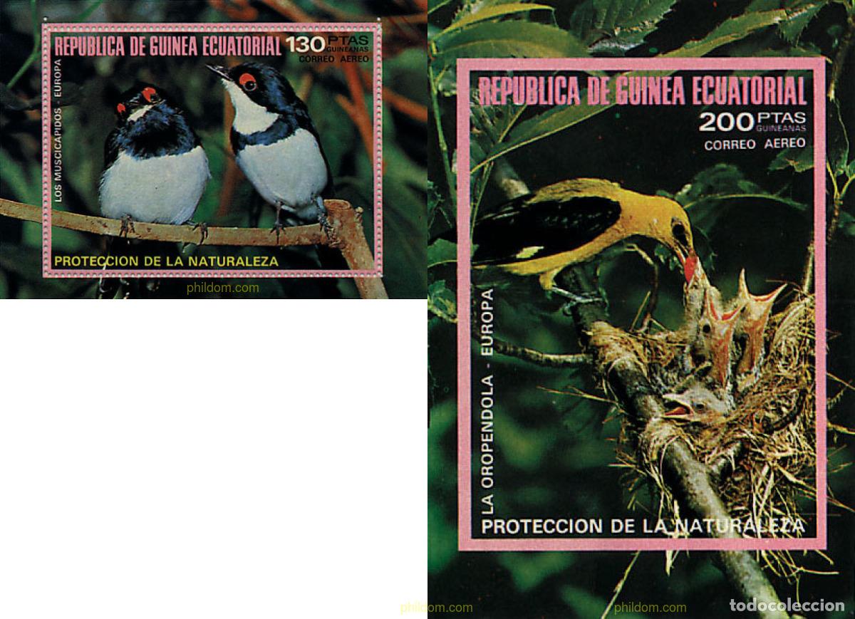 Sellos: 68781 MNH GUINEA ECUATORIAL 1976 PAJAROS PROTEGIDOS