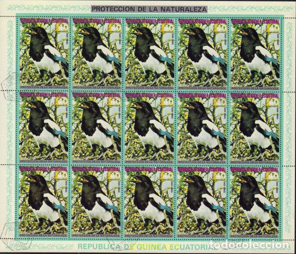 Sellos: 565577 MNH GUINEA ECUATORIAL 1976 PAJAROS PROTEGIDOS
